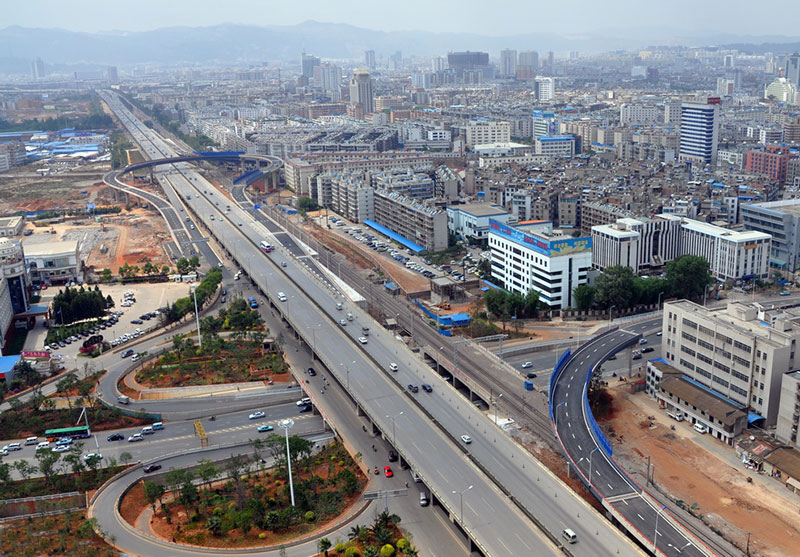 昆明市福海立交（榮獲云南省優(yōu)質(zhì)工程一等獎、國家優(yōu)質(zhì)工程銀獎）