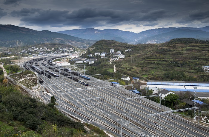 蘭渝鐵路廣元東站工程